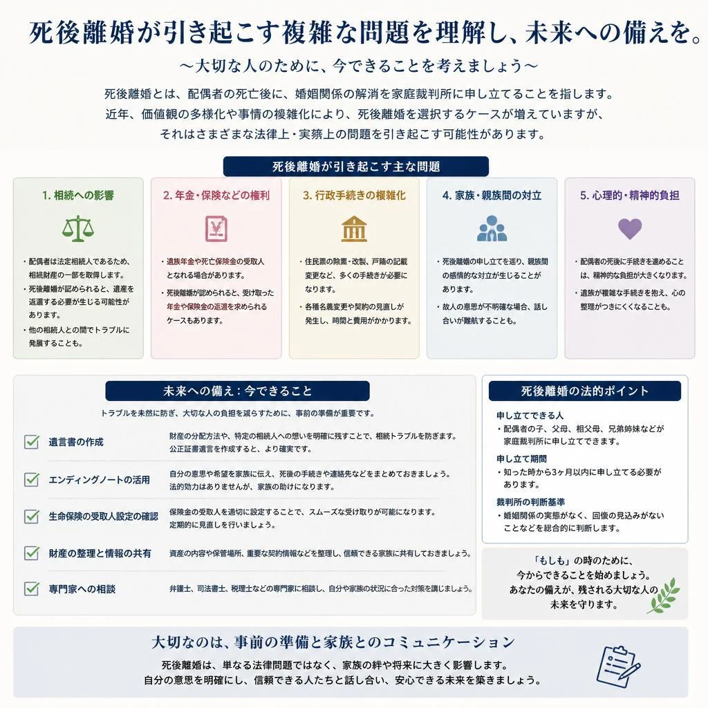 死後離婚とは何ですか？｜京都府京都市の弁護士なら小口淳也法律事務所