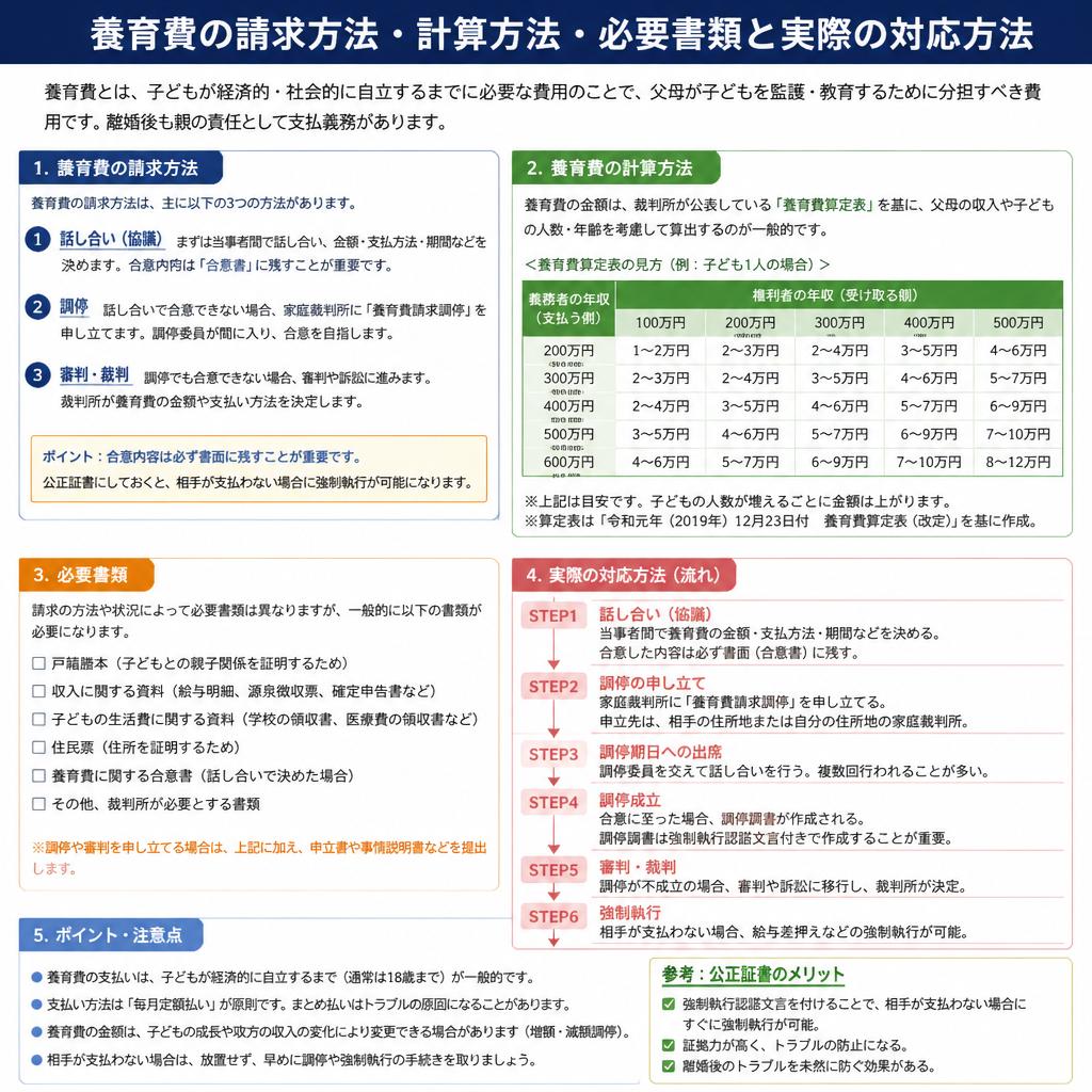 養育費請求の仕組み