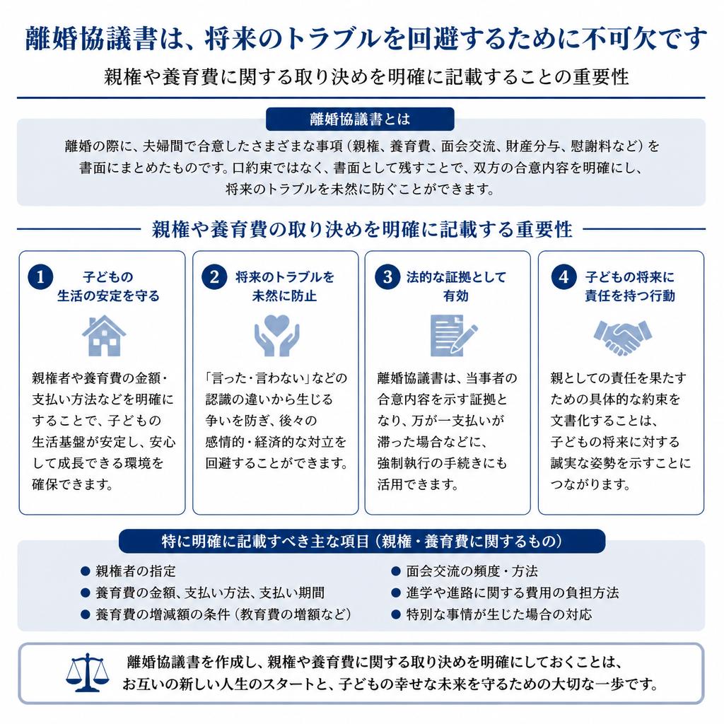 離婚協議書の重要性