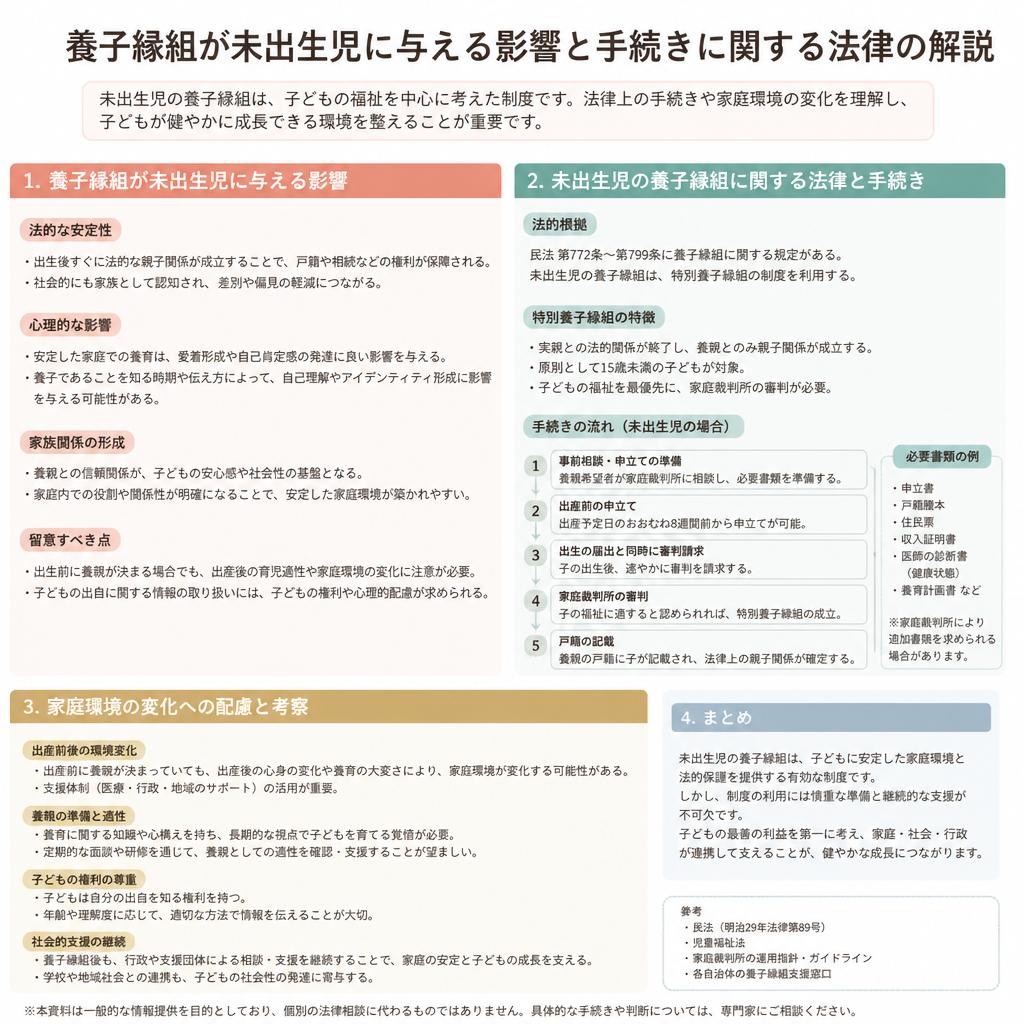 養子縁組と未出生児の権利